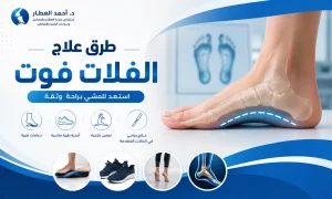 طرق علاج الفلات فوت